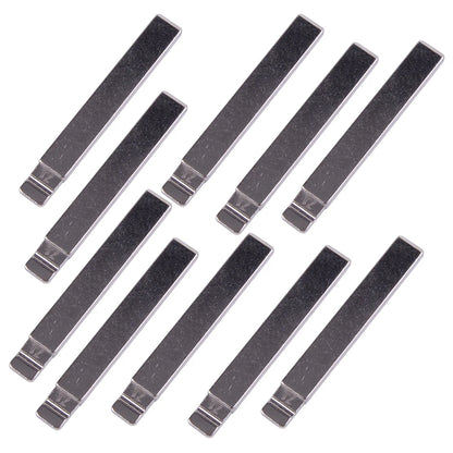 10x Flip Uncut Key Blade for GM Buick Cruze HU100 B-Series (2011-2016)