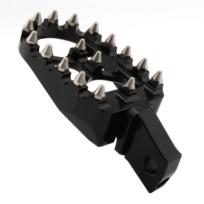 Wide Black Driver Footpegs Kit for BMW R18 Classic (2020 - Present)