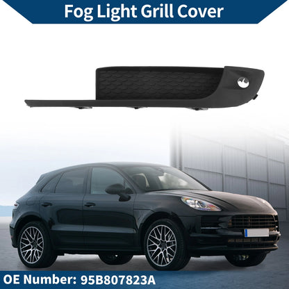 1 Pc Car Front Left Fog Light Grill for Porsche Macan (2018-2021)