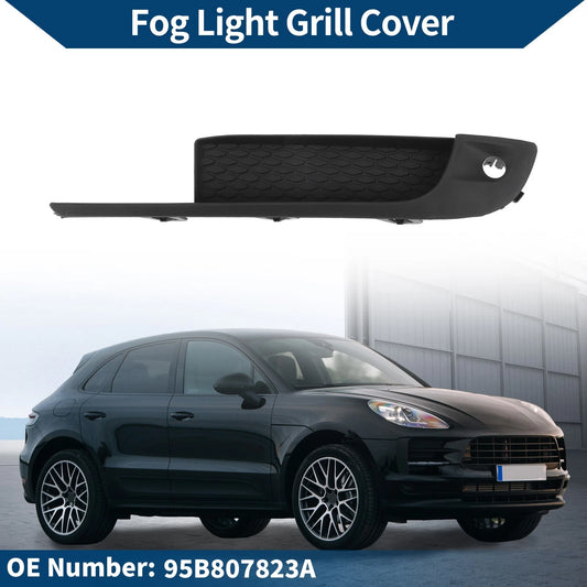 1 Pc Car Front Left Fog Light Grill for Porsche Macan (2018-2021)