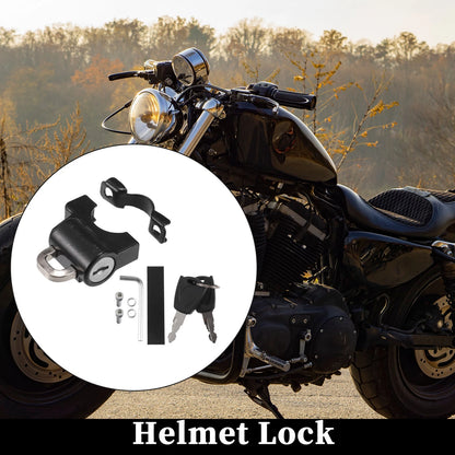Motorcycle Helmet Lock Cable Anti-Theft for Mini Motorcycle & Bicycle