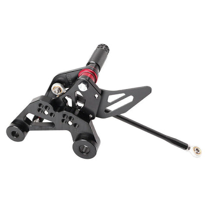 Black Adjustable Rearset Footpegs for Yamaha MT-09 FZ-09 (2014-2017)