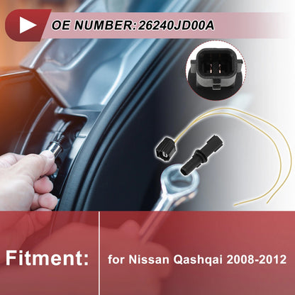 Set DRL Daytime Running Light Socket Wiring for Nissan Qashqai (2007-2013)