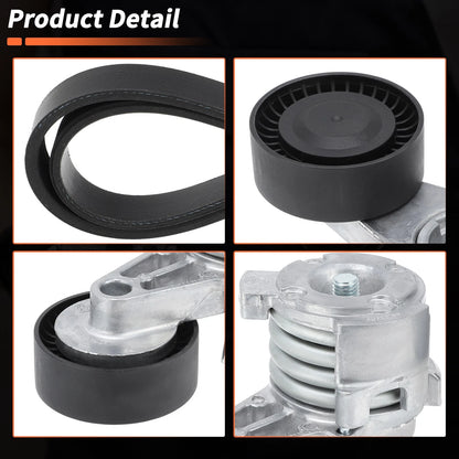 Serpentine Belt Tensioner w/Idler Pulley for BMW X3 X5 Z4 128i 325i (2006-2013)