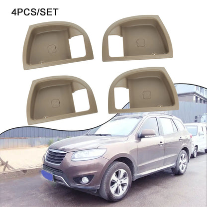 2 x Left Driver Inside Door Handle Beige Plastic for Fe (2007–2012)
