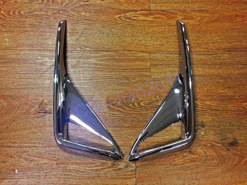 Chrome Rear Fog Light Cover Trim for Toyota C-HR (2017-2023) 2 x ABS