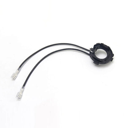 Pair H7 LED Bulb Headlight Holder Adaptor Kit Fit for VW Golf MK7 MK6 JETTA