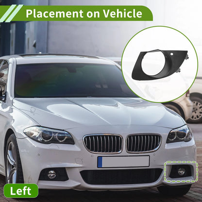 Front Left Fog Light Grill for BMW E65 E66 (2006-2008) - 1 Pc Black