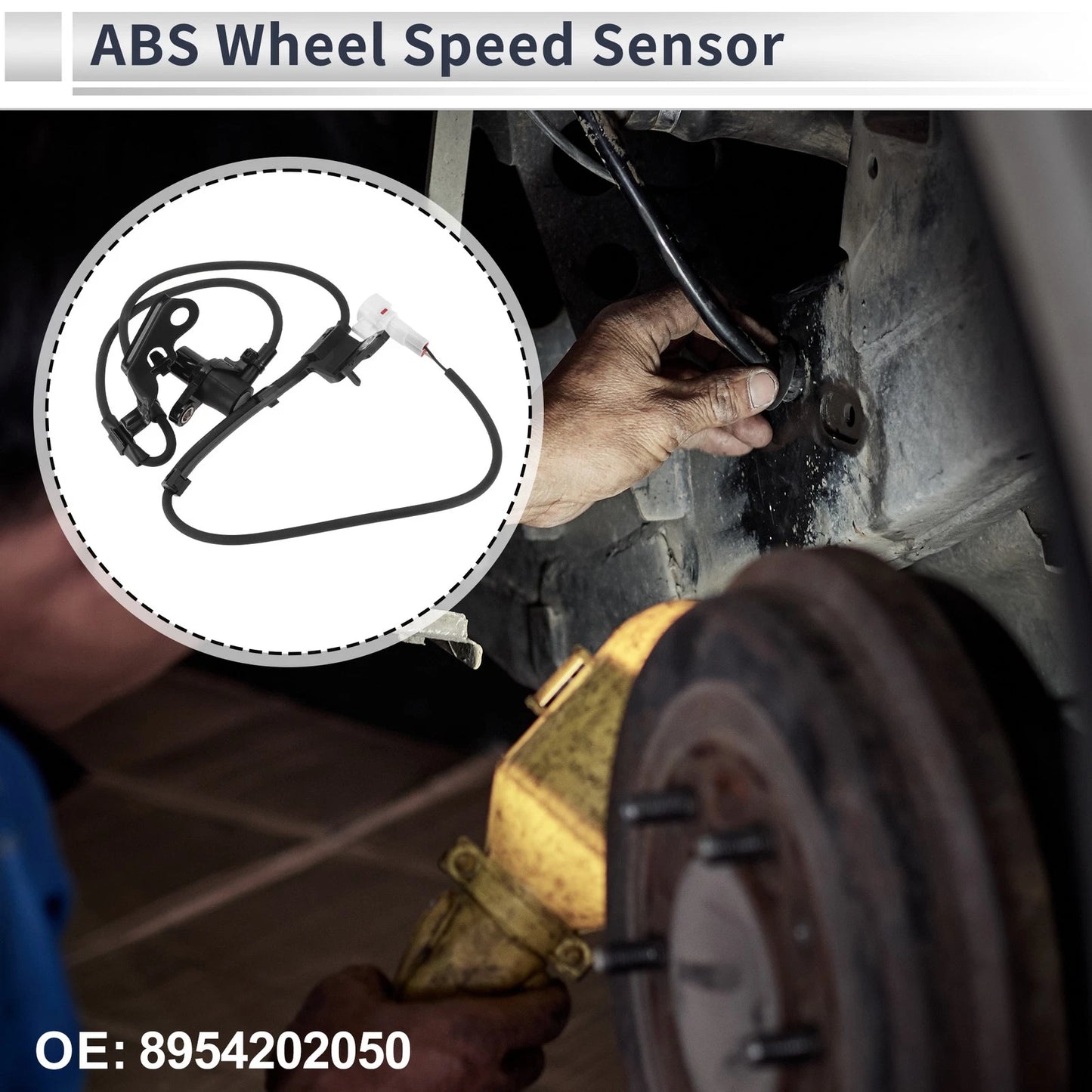 ABS Wheel Speed Sensor / 1x / Front Right for Toyota Corolla (2003–2008)