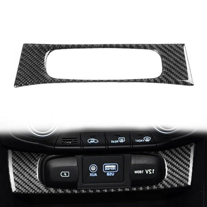 Black Cigarette Lighter Panel Cover Trim for Hyundai Veloster JS (2019-2023)