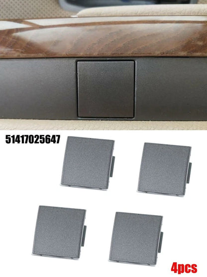 4x Door Panel Cover Grey for 7 Series E65 E66 745i (2002–2008)