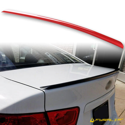 Red Boot Lip Spoiler for Kia Forte TD Sedan (2010-2013)