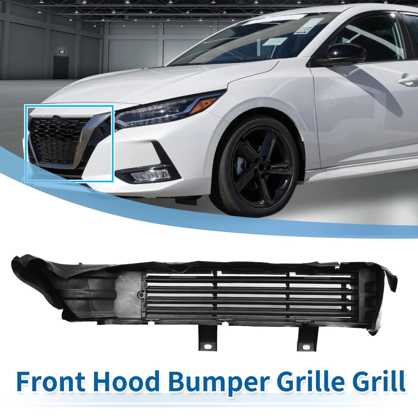 Front Air Shutter Assembly for Nissan Sentra (2013-2019)