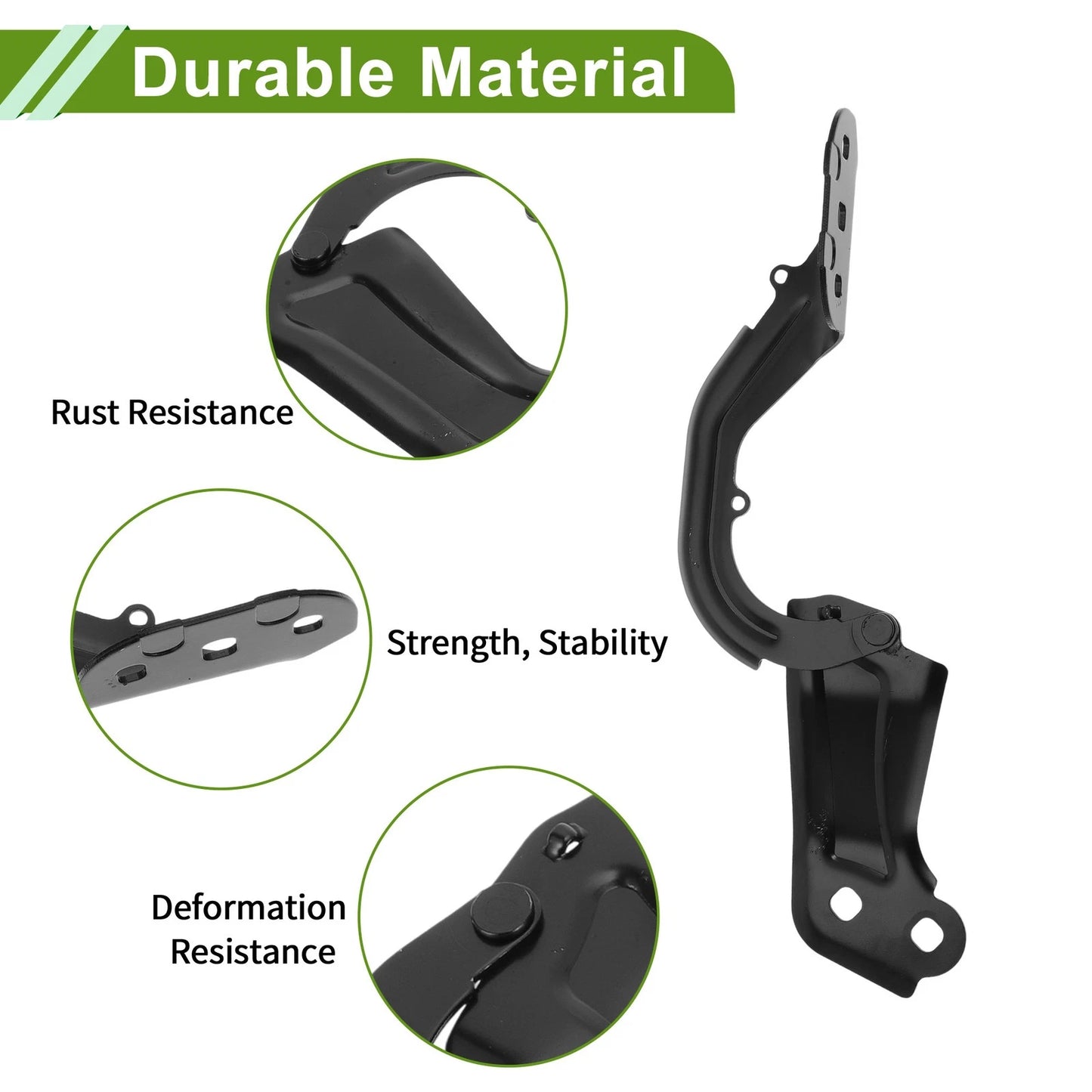 Hood Hinges 1 Pair for Ford Focus, Escape (2012-2018)