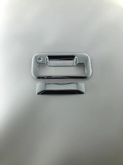 Rear Chrome Tailgate Handle Bowl Lid Cover Trim for Ford F-150 (2004-2014)