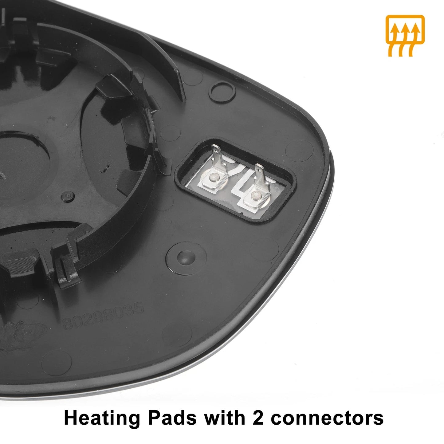 Right Side Mirror Glass with Back Heated for Infiniti Q30 Q50 Q60 Q70