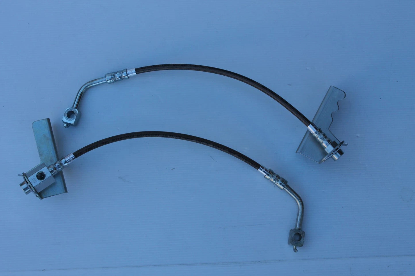 Braided Rear Brake Hose Set (2) for BA/BF Falcon Ute/Wagon (2002-2008)
