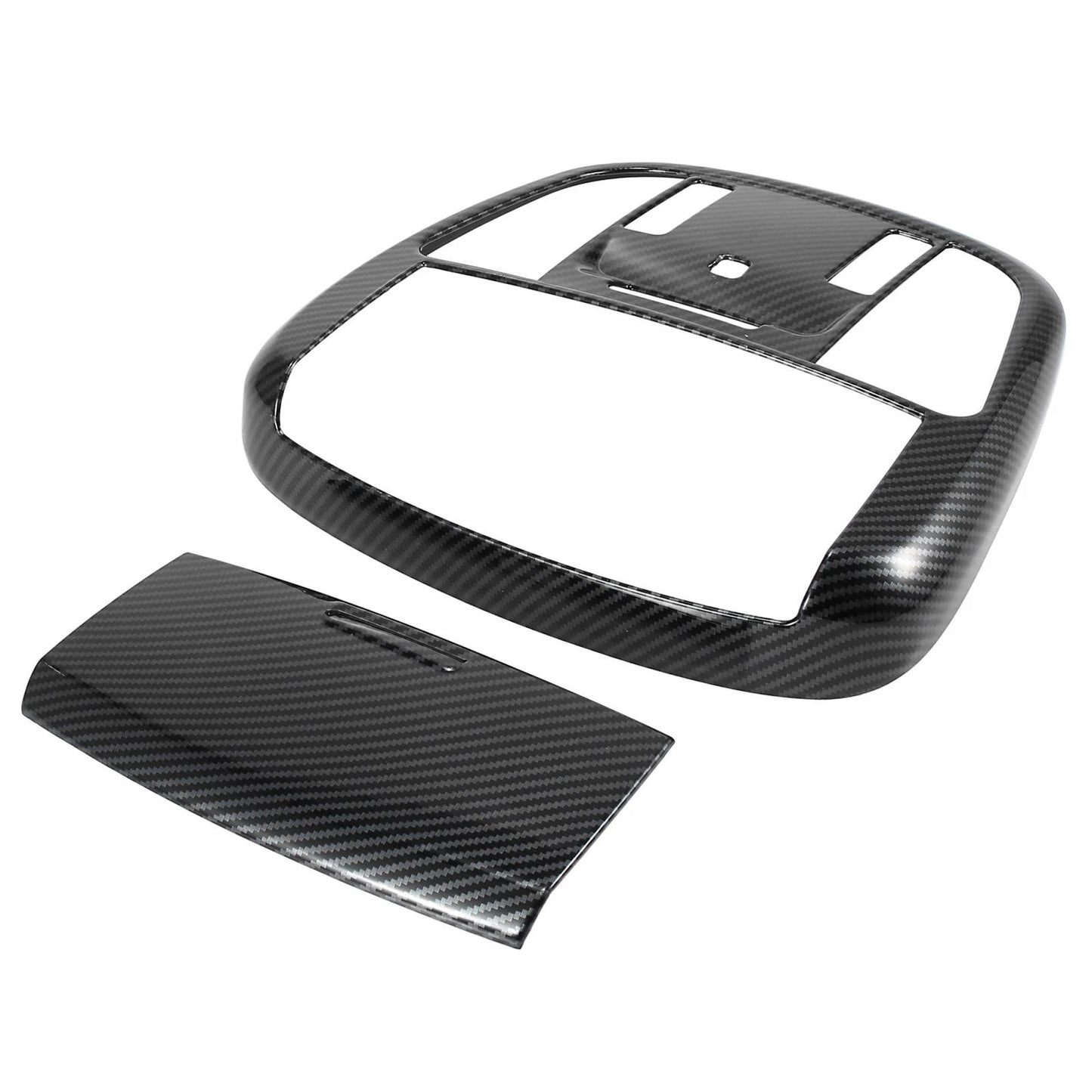 Carbon Fiber Roof Reading Light Lamp Cover Trim for Dodge Charger (2011-2021)