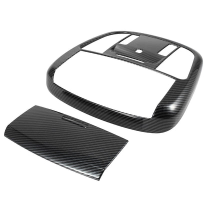 Carbon Fiber Roof Reading Light Lamp Cover Trim for Dodge Charger (2011-2021)