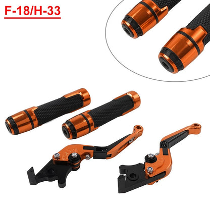CNC Brake Clutch Levers & Handlebar Grips Set for Honda CB1100 CB1300 (2013-2023)