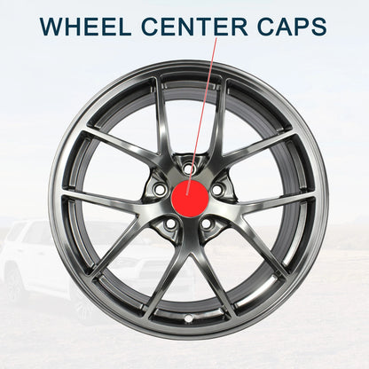 Wheel Center Cap 180mm/7.09in Silver Tone Plastic 1Pc for GMC Yukon