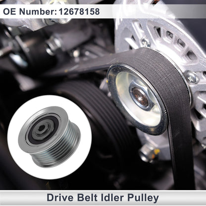 Drive Belt Idler Pulley Steel 1 x for Buick Lacrosse (2018–2019)