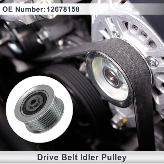 Drive Belt Idler Pulley Steel 1 x for Buick Lacrosse (2018–2019)