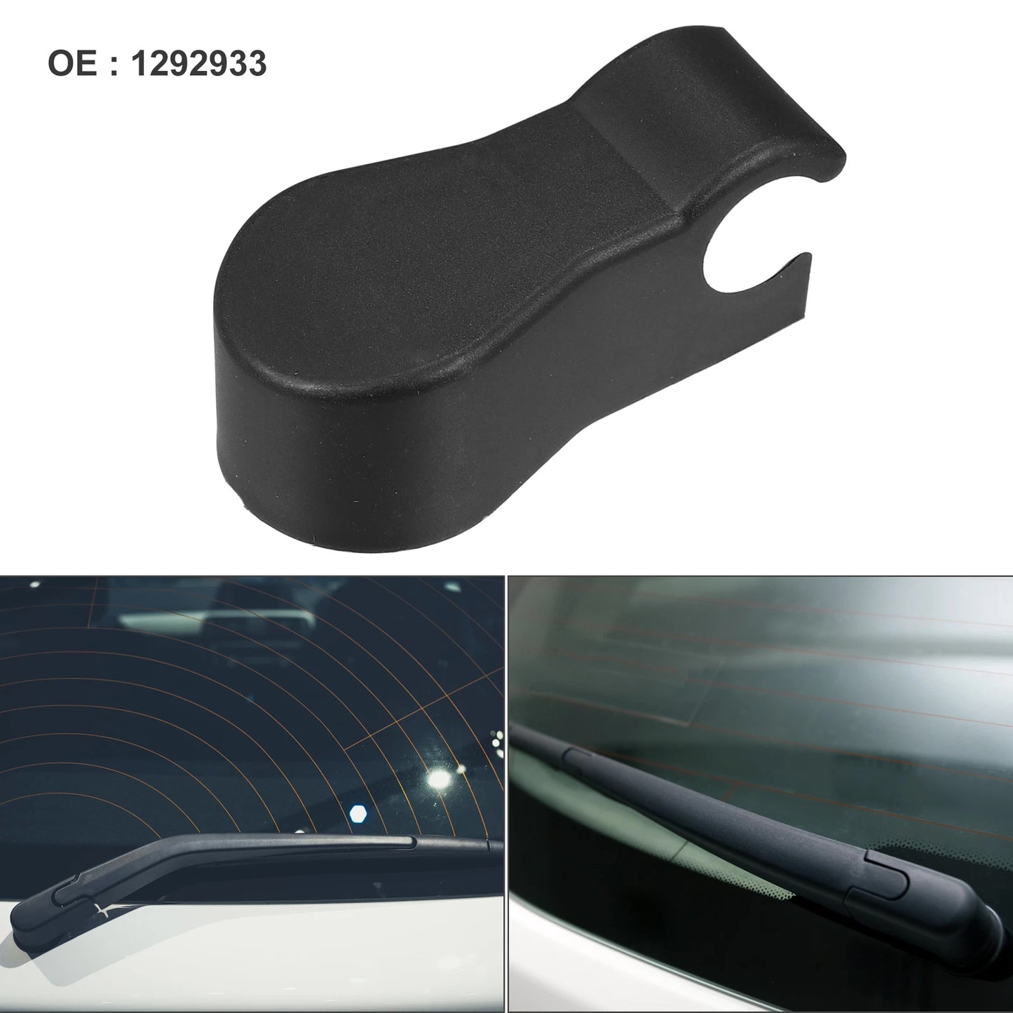 Rear Windshield Wiper Arm Nut Cover for Volvo 240 (1983-1993)