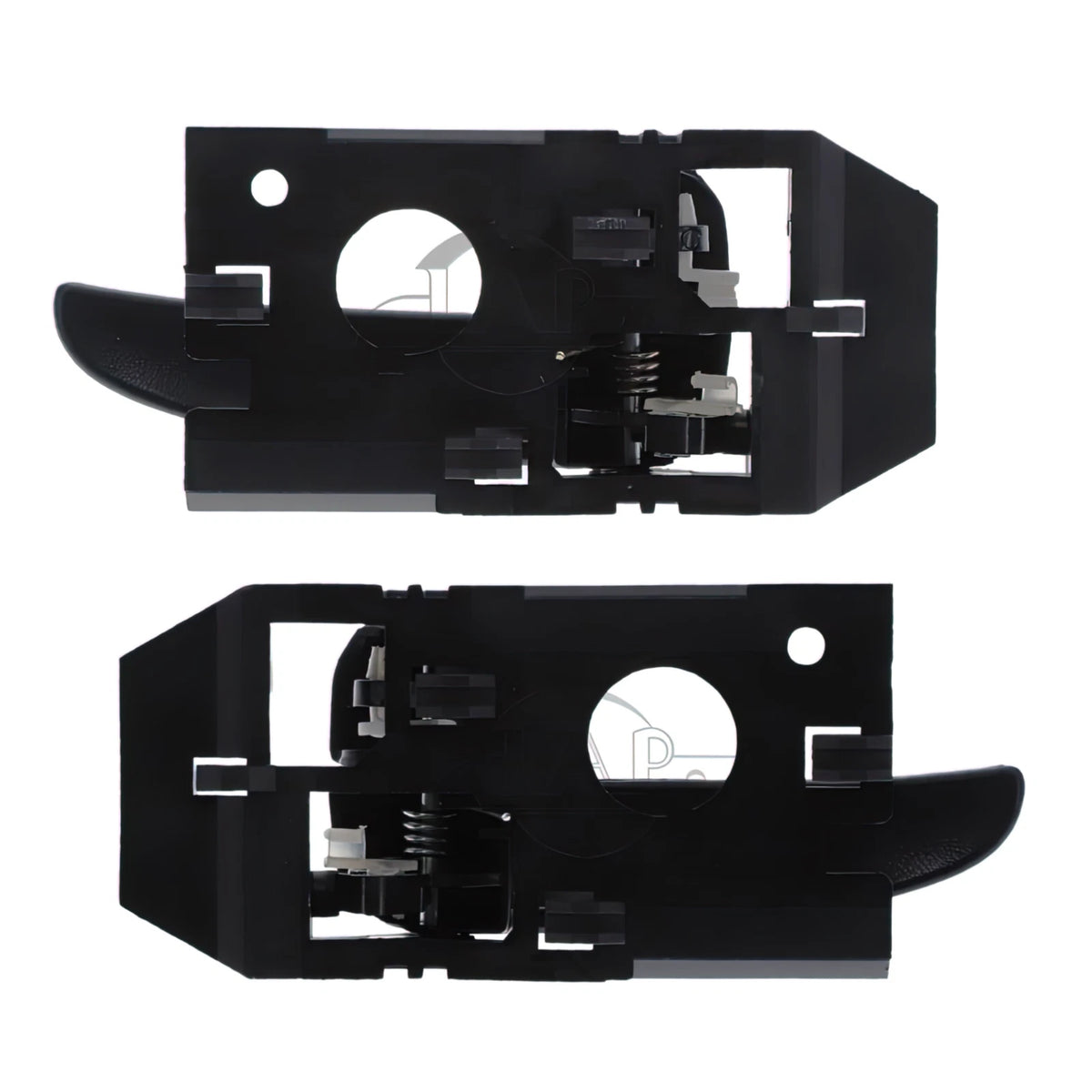 Inner Door Handle Set of 4 for Hyundai Elantra (2001-2006) Black Front Rear