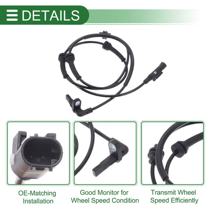 ABS Wheel Speed Sensor for Jeep Compass (2015-2020) - 1 x Sensor
