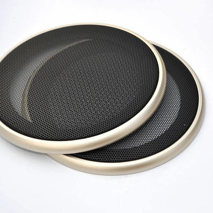 Pair 4inch Black Speaker Cover Audio Grill Mask