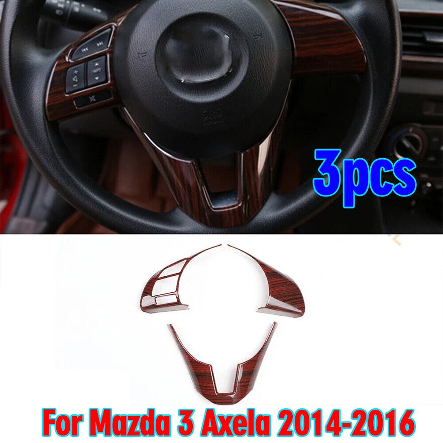 Front Steering Wheel Frame Cover Trim for Mazda 3 Axela (2014–2016)