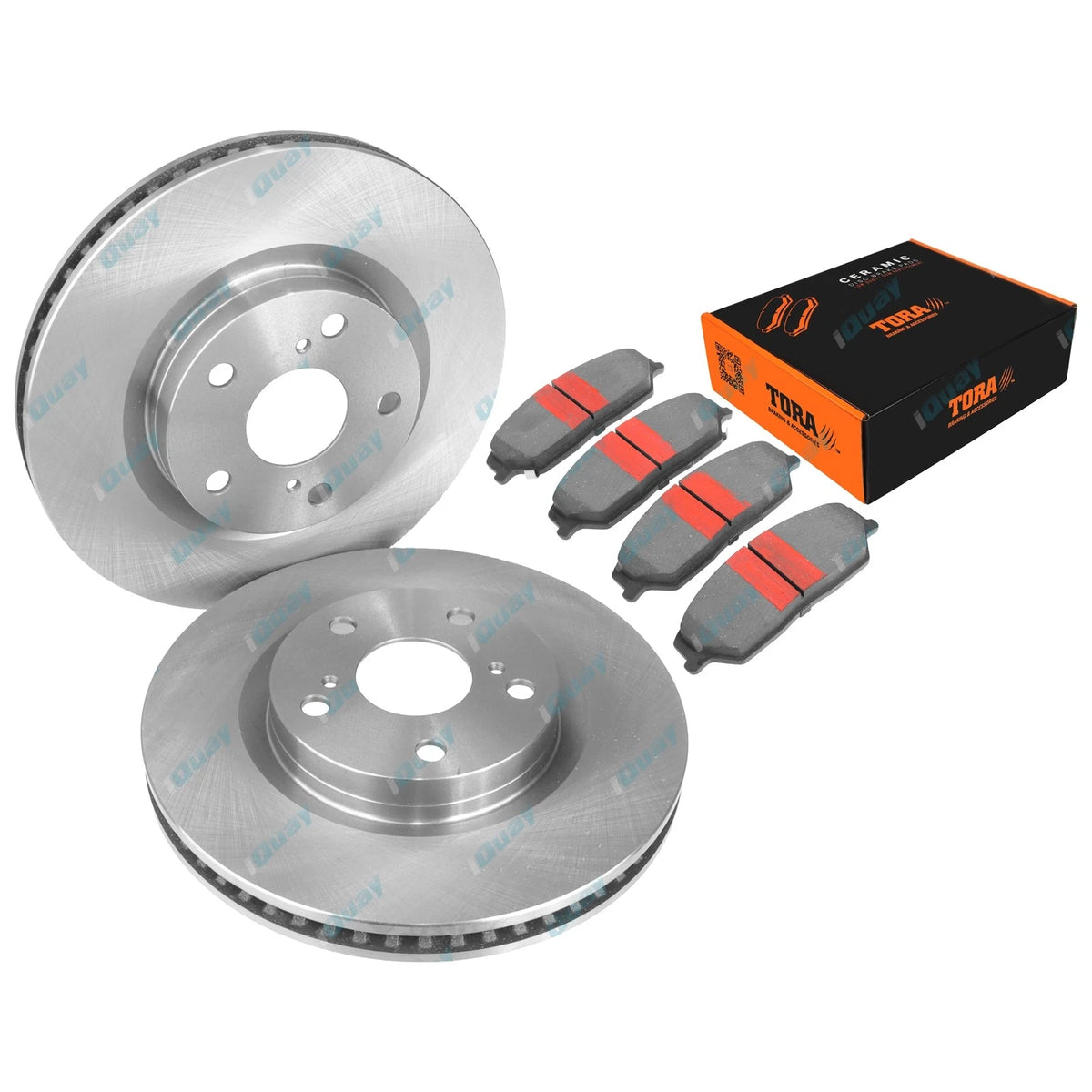 Front Disc Brake Rotors & Pads for Toyota Camry 2006-2017 Sedan