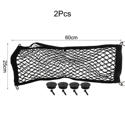 Oversized RV Car Storage Boat Cargo Pocket Organizer Frame Mesh Bag