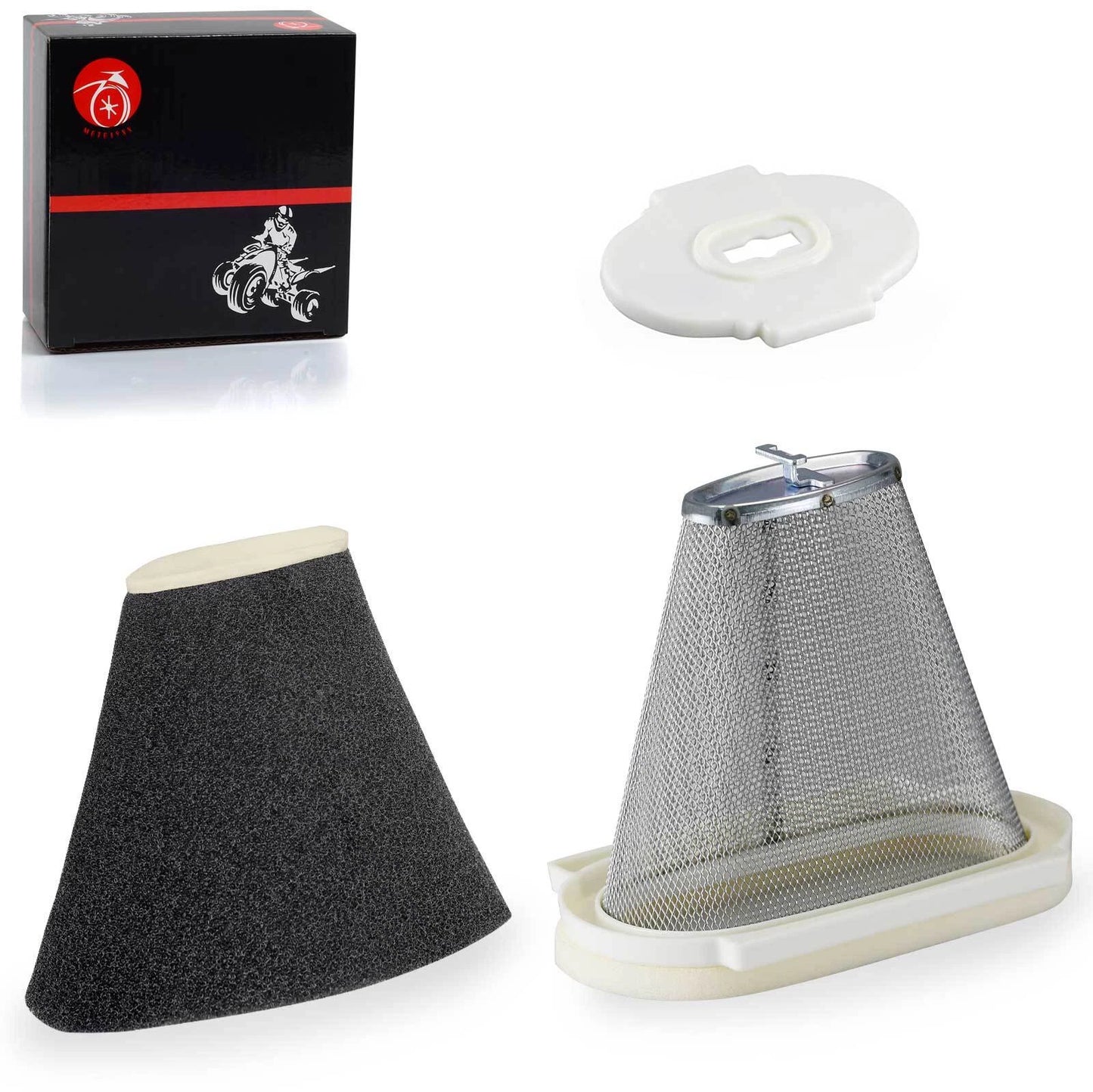 AIR FILTER CAGE, FIRE SCREEN, HOLDER ENDCAP for YAMAHA RAPTOR 660