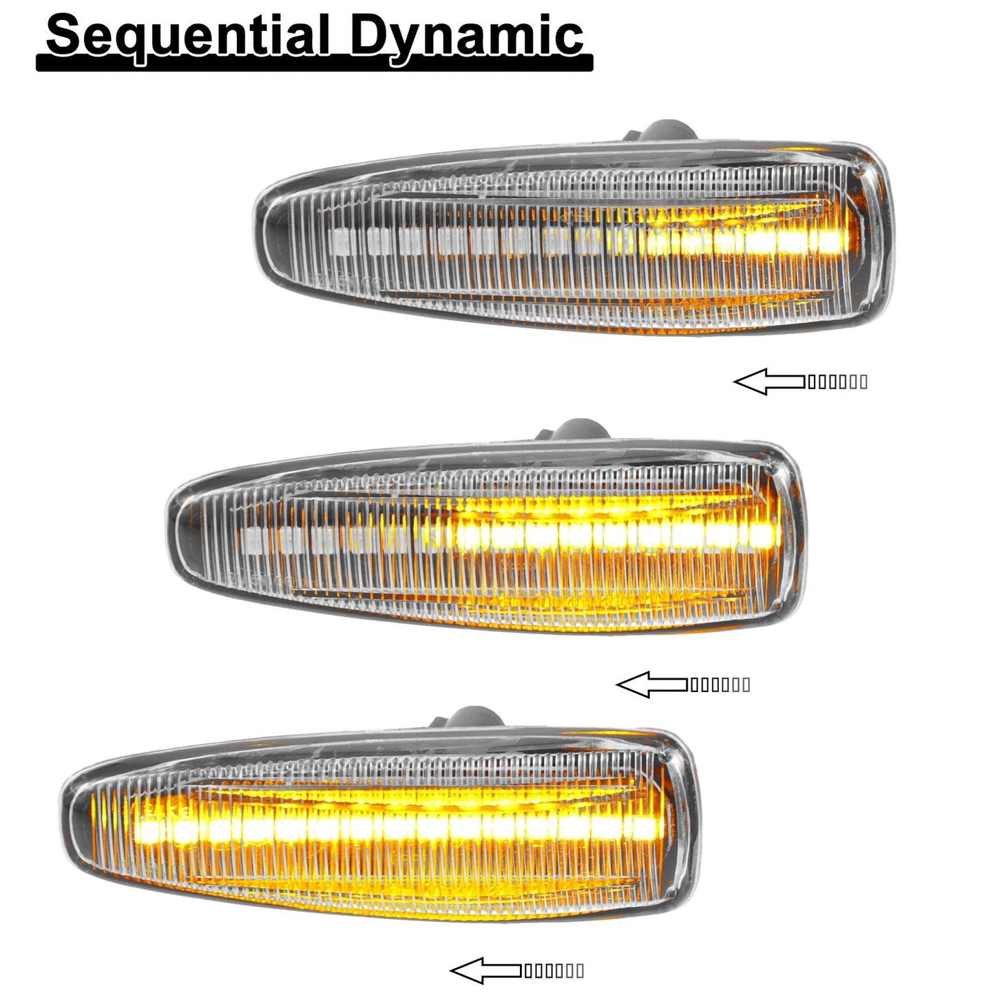 LED Side Marker Lights for Mitsubishi Lancer VIII (2003-2007)