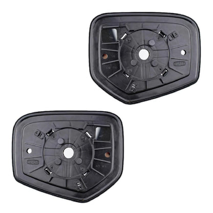Side Mirror Glass Lens Rear View Pair Fits Mitsubishi Triton L200 Pickup 2015-18