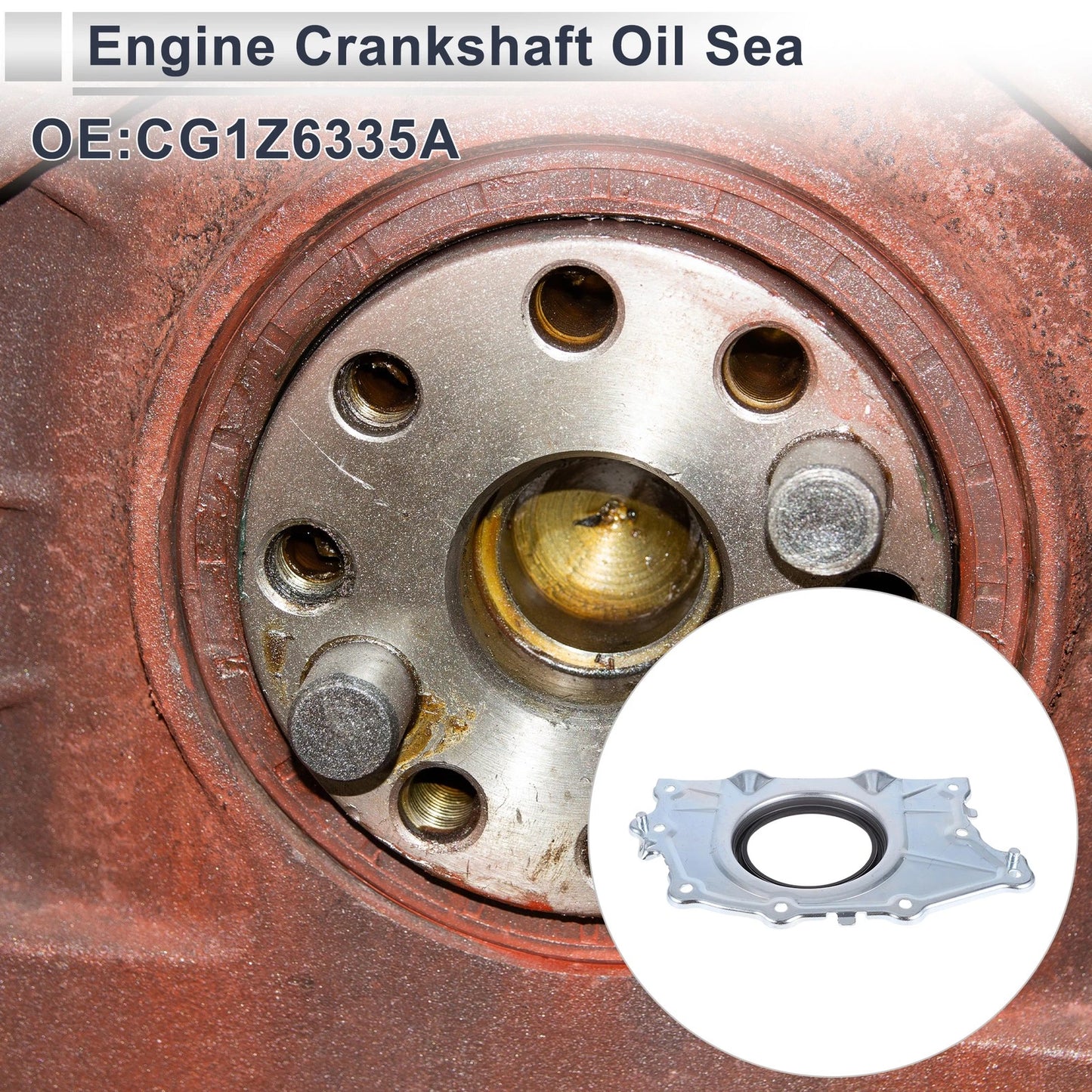 Rear Crankshaft Oil Seal for Ford F-150 (2014-2025) - Durable NBR Rubber Seal