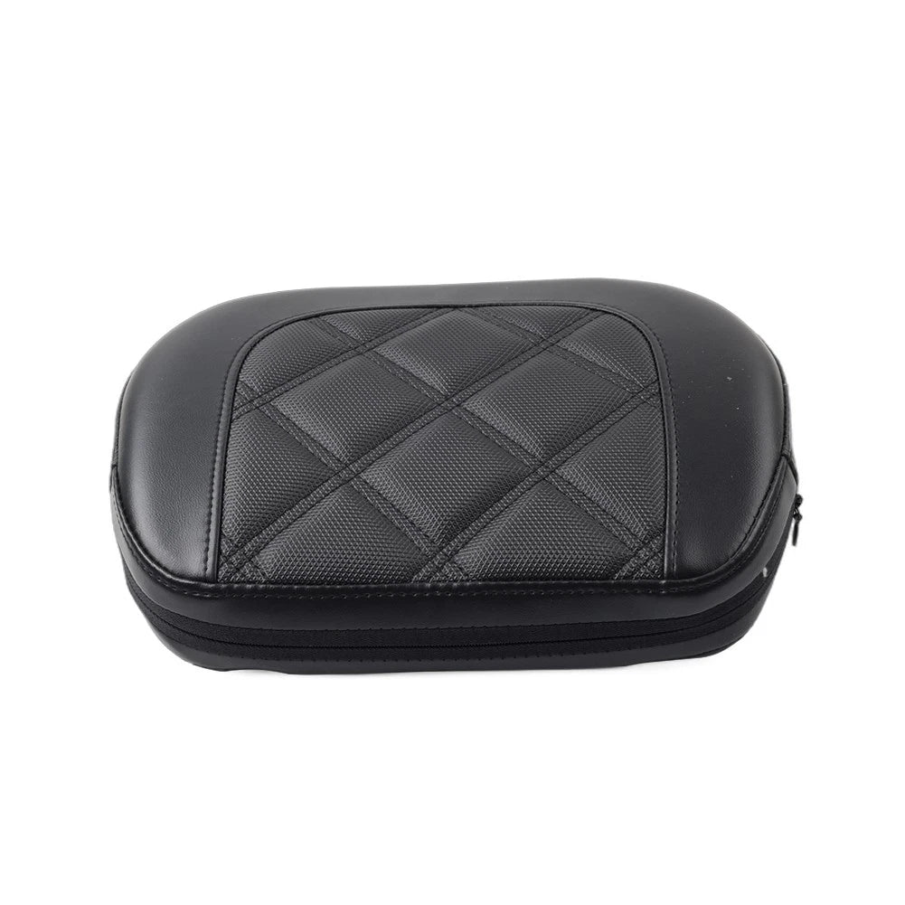 Black Stitching Sissy Bar Backrest Pad for Harley Electra Glide (2014-2023)