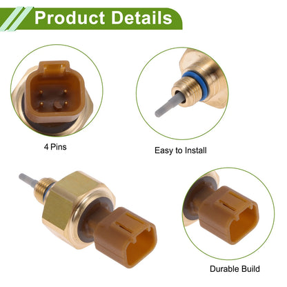Fuel Injection Pressure Sensor for VOLVO VNL Cummins ISX Engines (2003-2023)