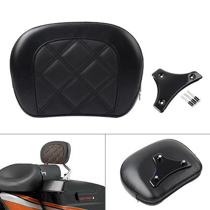 Sissy Bar Backrest Pad Kit for Harley Road King FLHR & Road Glide FLTR (2000-2023)