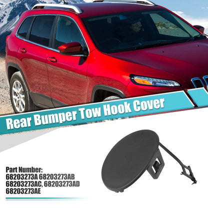 Rear Bumper Tow Hook Cover for Jeep Cherokee (2014-2018)