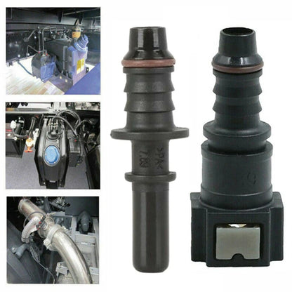 Straight 7.89mm ID6 Fuel Line Hose Pipe Coupler Quick-Release Connector for Car