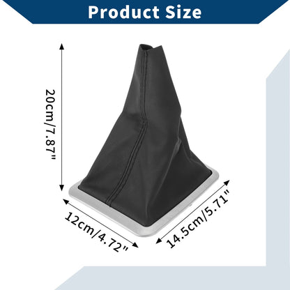 Black Leather Gear Shift Gaiter for Ford Focus (2004-2012)
