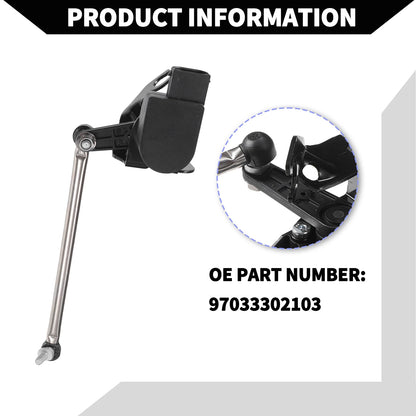 Suspension Ride Height Level Sensor for Porsche Rear Left Black