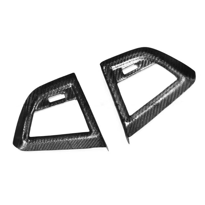 Real Carbon Fiber Dashboard Side Air Vent Cover Trim for Hyundai Veloster 11-17
