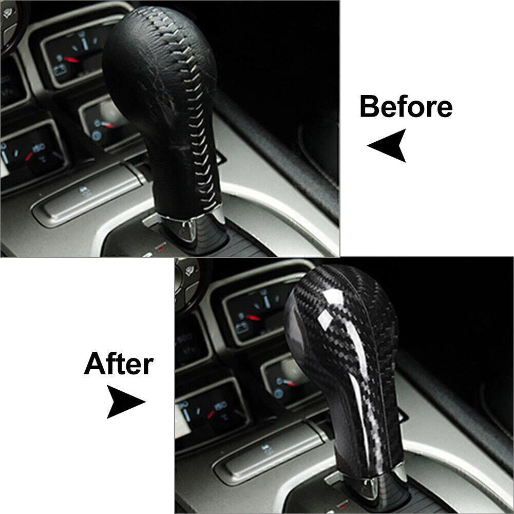 Carbon Fiber Shift Knob Cover for Chevrolet Camaro (2010-2015)