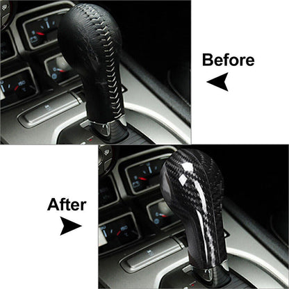 Carbon Fiber Shift Knob Cover for Chevrolet Camaro (2010-2015)