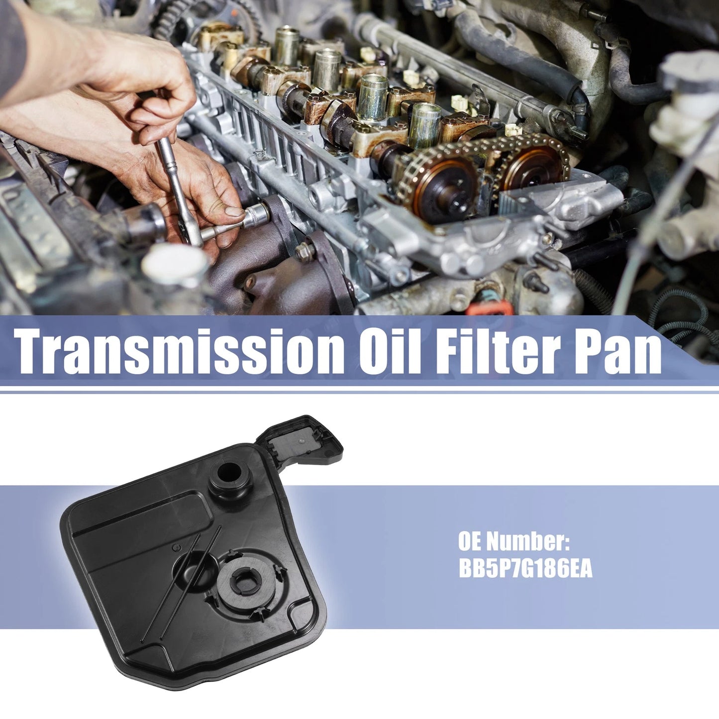 Transmission Filter Oil Pan for Ford Escape, E-350, Lincoln (2001-2012)