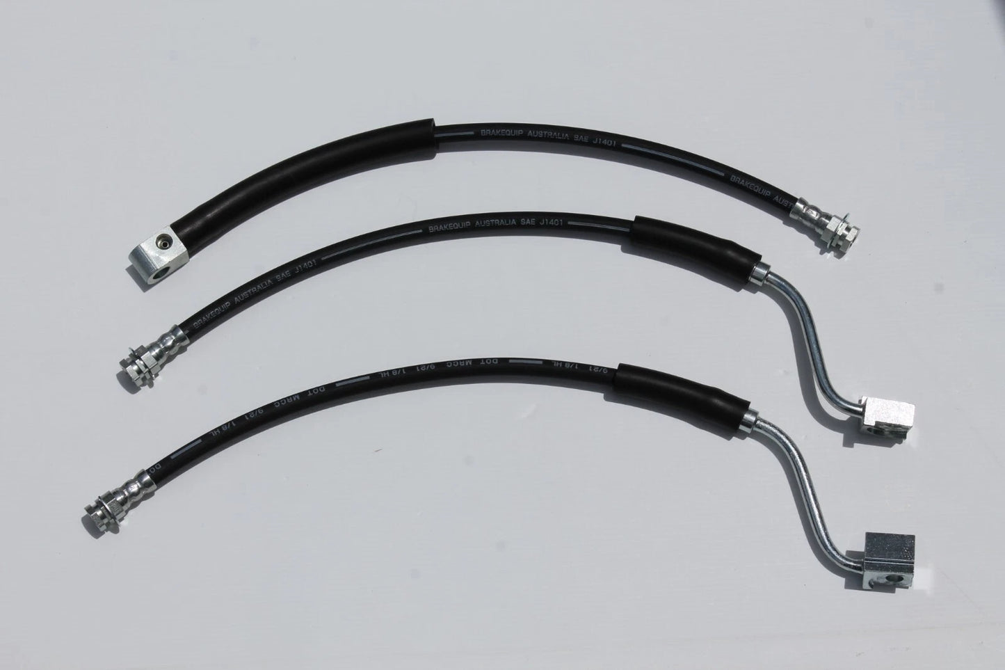 Brake Hose Set (3) for Ford Bronco (1980-1989)